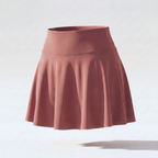 Rosewood No-Rub Skort — front