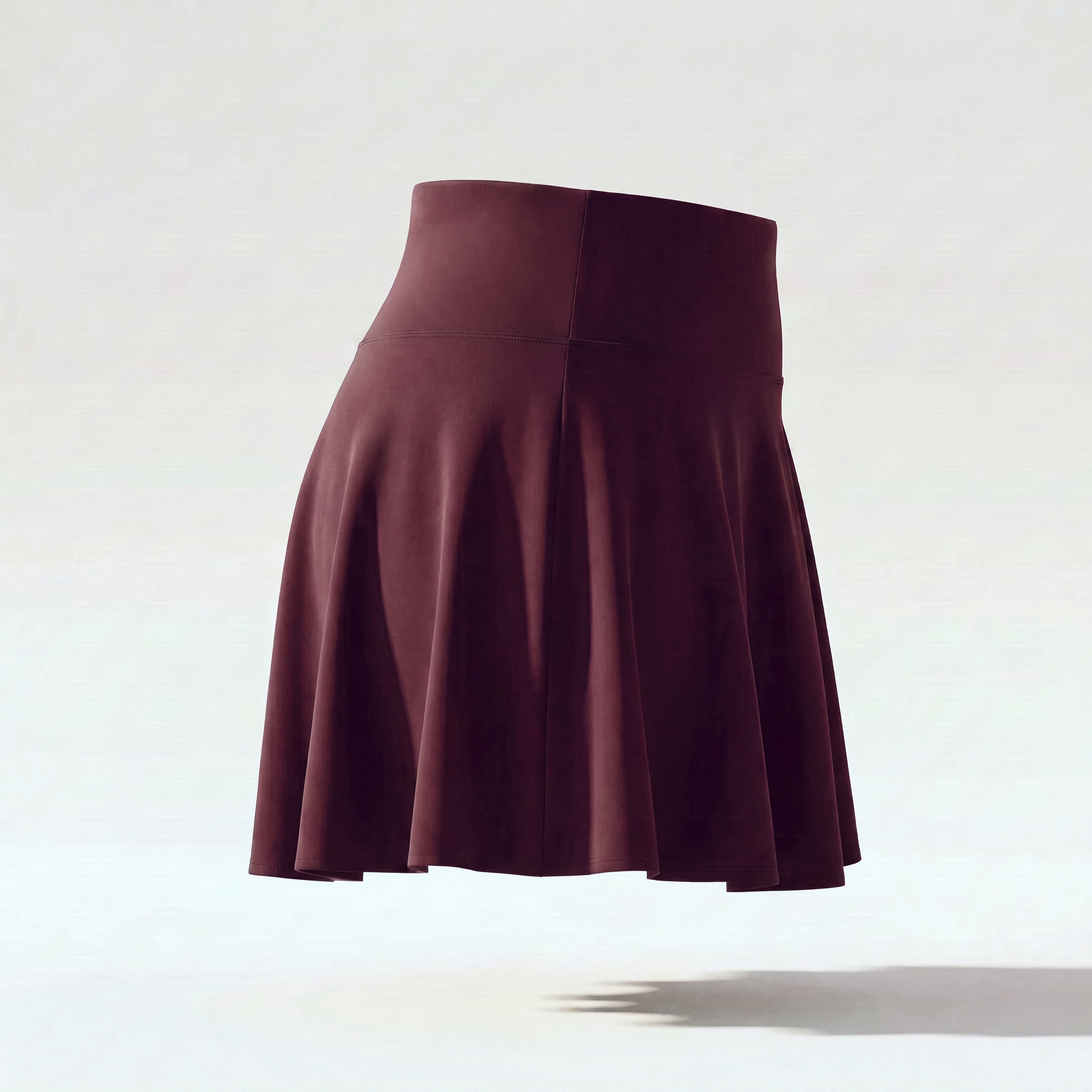 Plum Wine No-Rub Skort — back