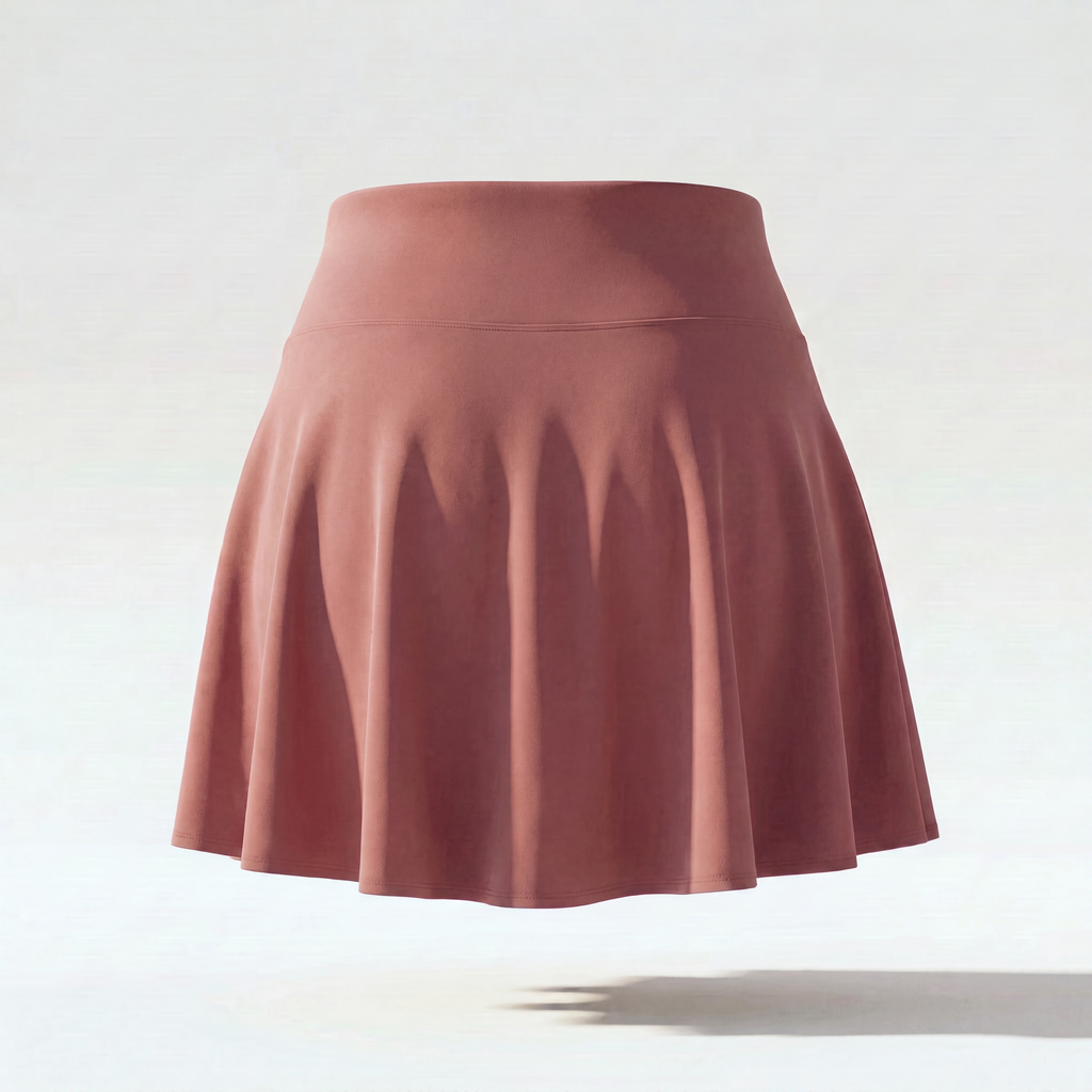 Rosewood No-Rub Skort — back