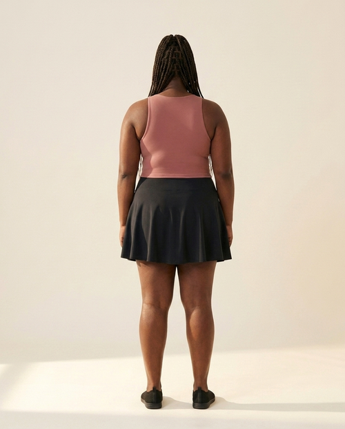 Blackberry No-Rub Skort - back