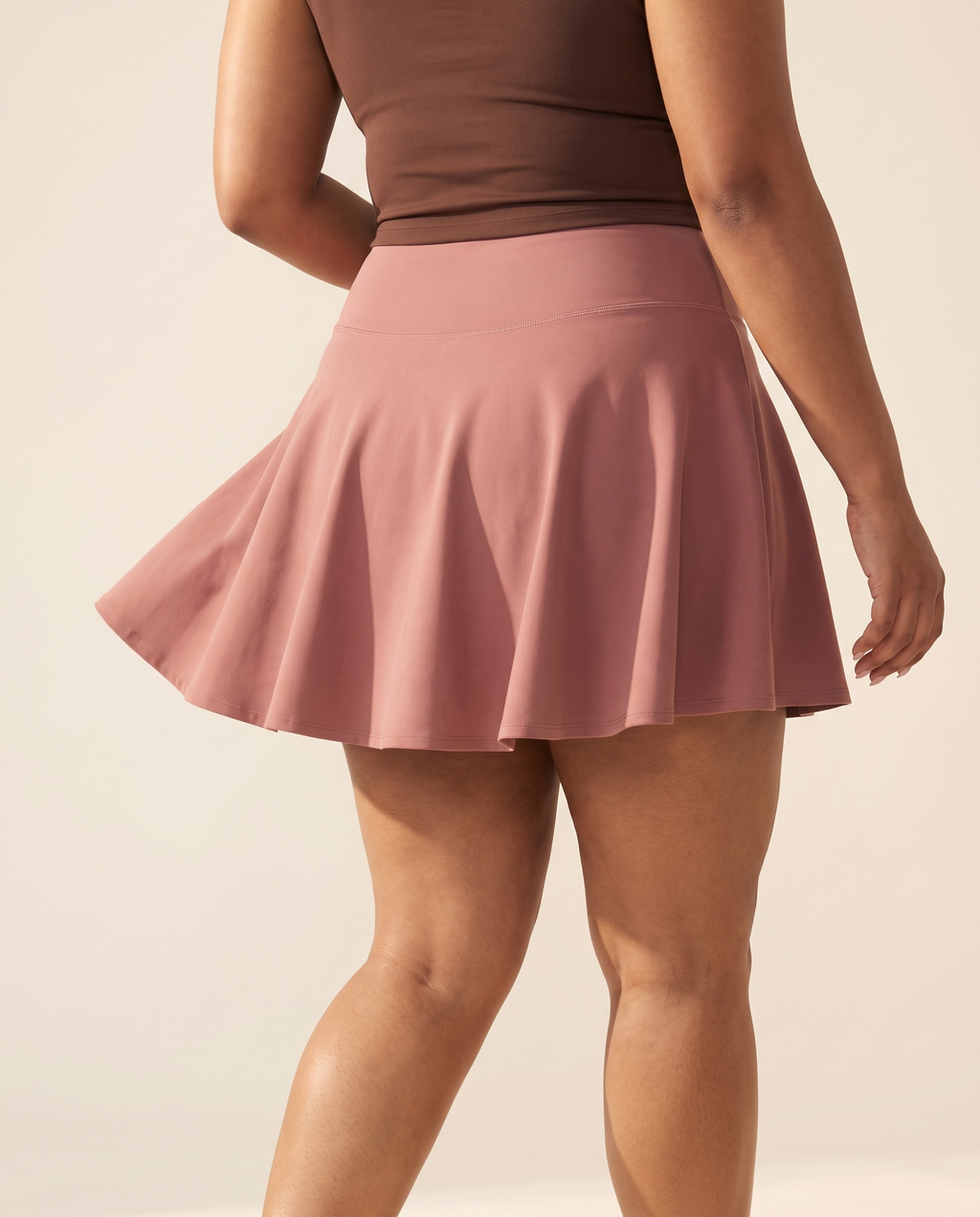 Rosewood No-Rub Skort - back